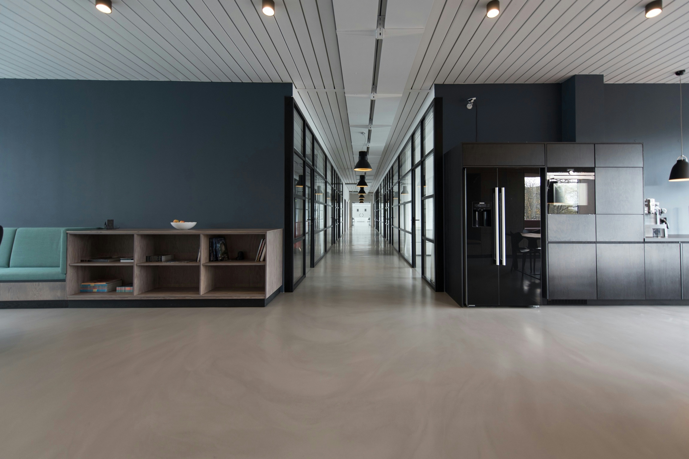 Contemporary office workspace furnished for productivity
